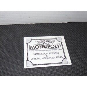 Monopoly NES 1991 Manual ONLY